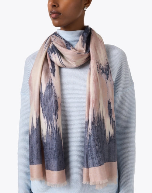 Multi Ikat Print Scarf