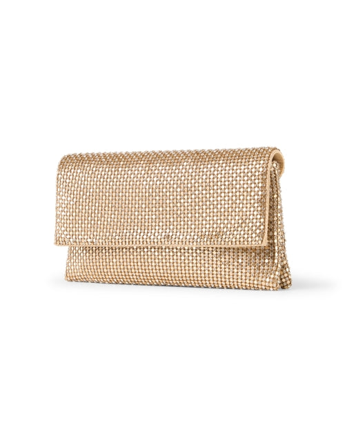 Charlee Gold Crystal Shoulder Bag
