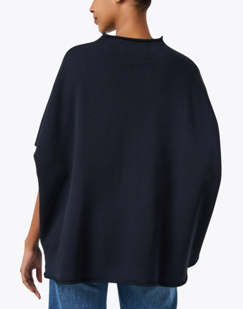 Audrey Navy Cotton Top
