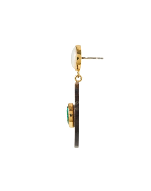 Taj Multi Disc Drop Earrings