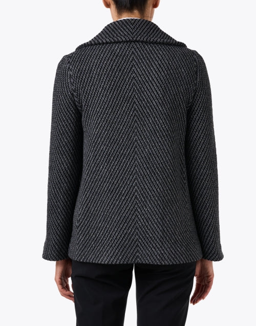 Tratto Grey Chevron Jacket