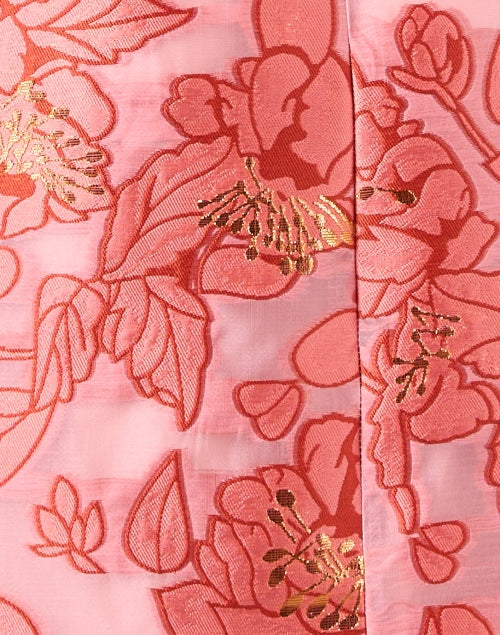 Claudine Pink Floral Organza Dress