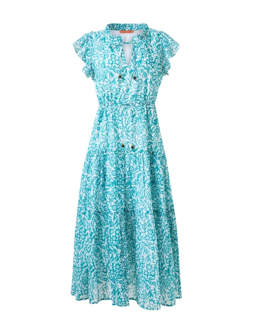 Cyprus Green Floral Print Dress