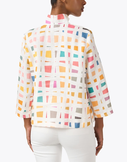 Suella Multi Print Linen Jacket
