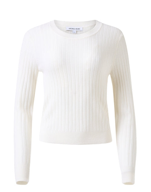 Cheval Ivory Merino Wool Sweater
