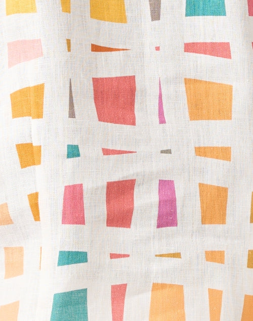 Suella Multi Print Linen Jacket
