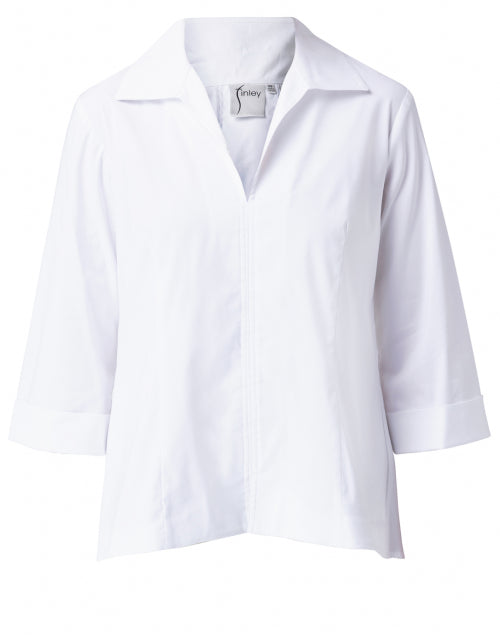 Swing White Poplin Shirt