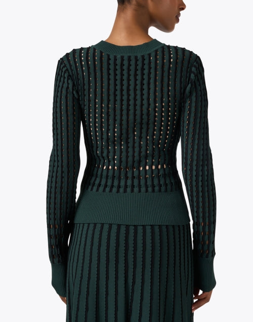 Marilyn Green Pinstripe Knit Top