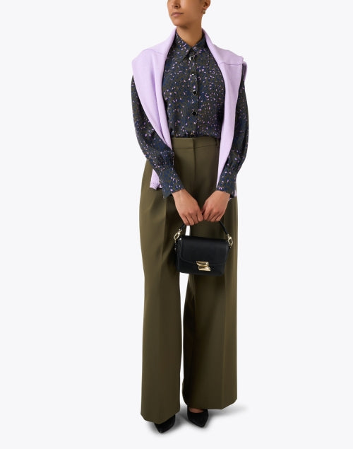 Sonya Multi Animal Print Silk Top