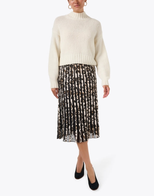 Ivory Wool Blend Sweater