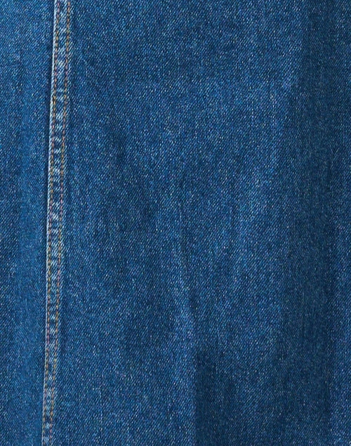 Two Tone Denim Shirt Dress