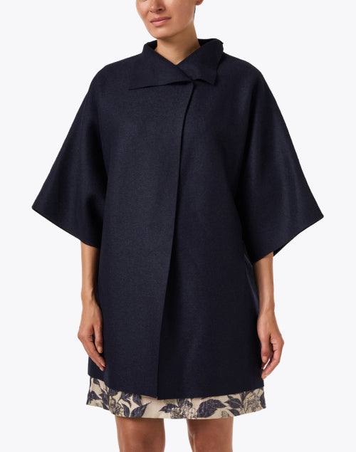 Navy Wool Coat