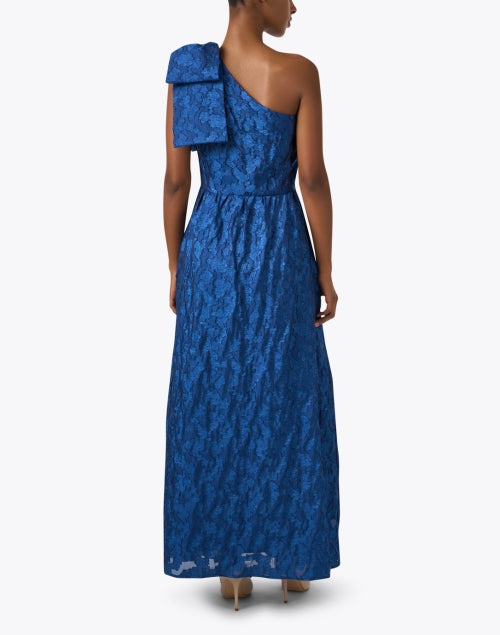 Caroline Navy Organza Dress