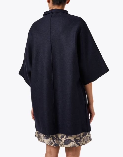 Navy Wool Coat