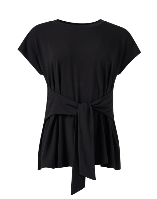 Black Tie Front Top