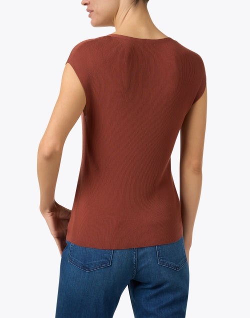 Burnt Orange Knit Top
