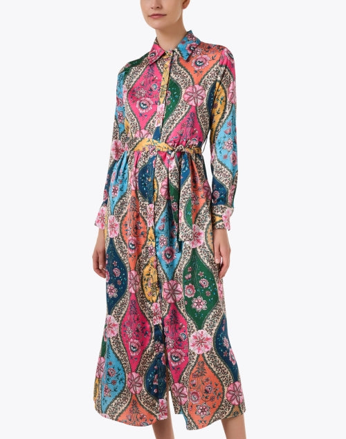 Amira Multi Floral Print Dress